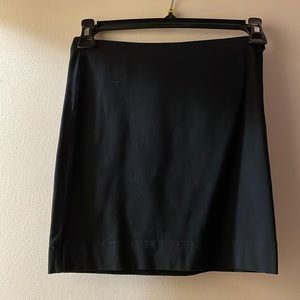 Black H&M Mini Cotton Pencil Skirt.